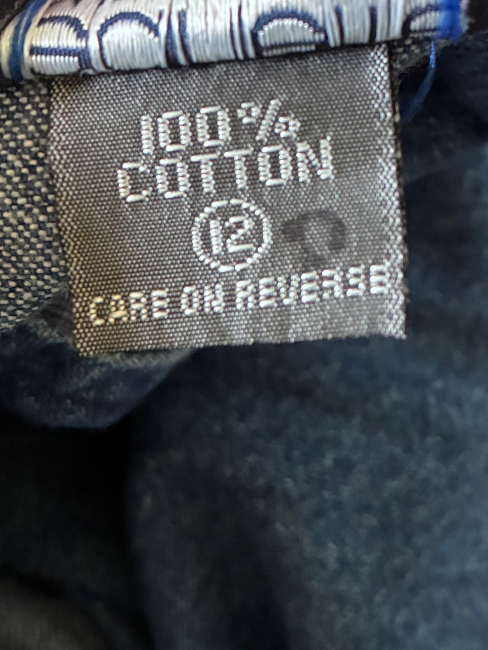 VTG 90s Maternity Blue Denim Prairie Chic Pinafore Chore Overall Dress Sz 12 Lg - Picture 6 of 8